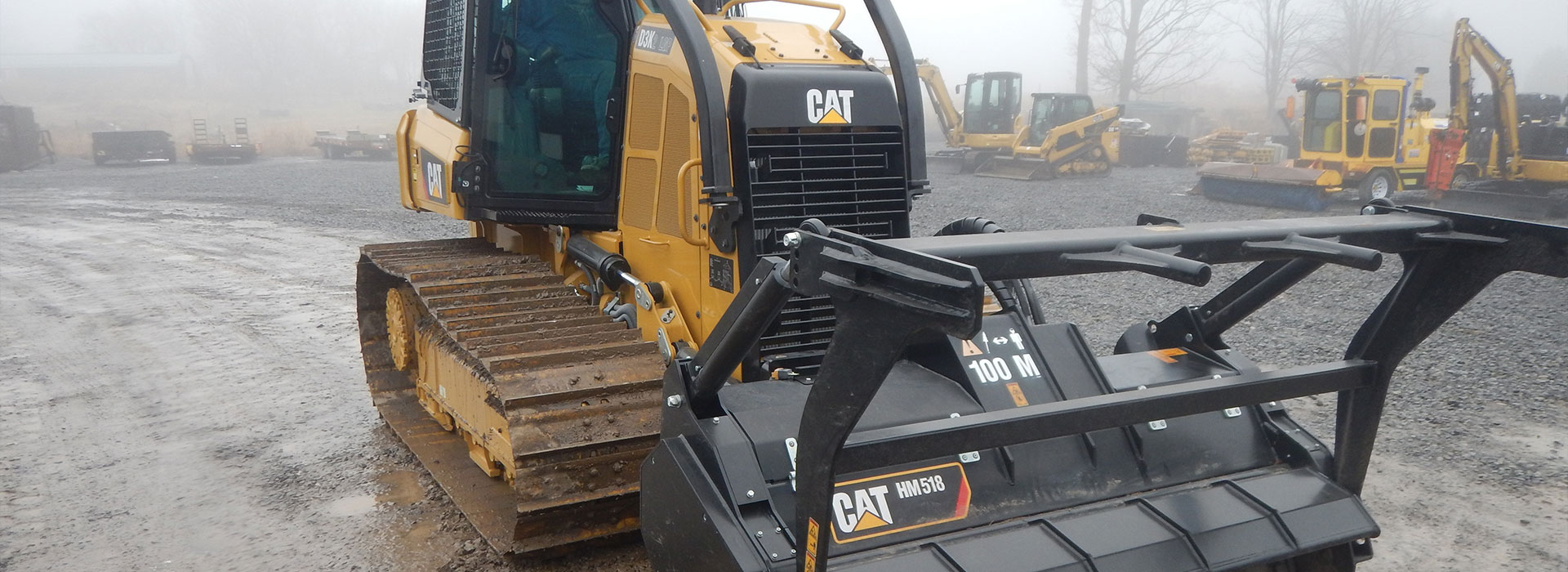 CAT D3K Model with Mulcher